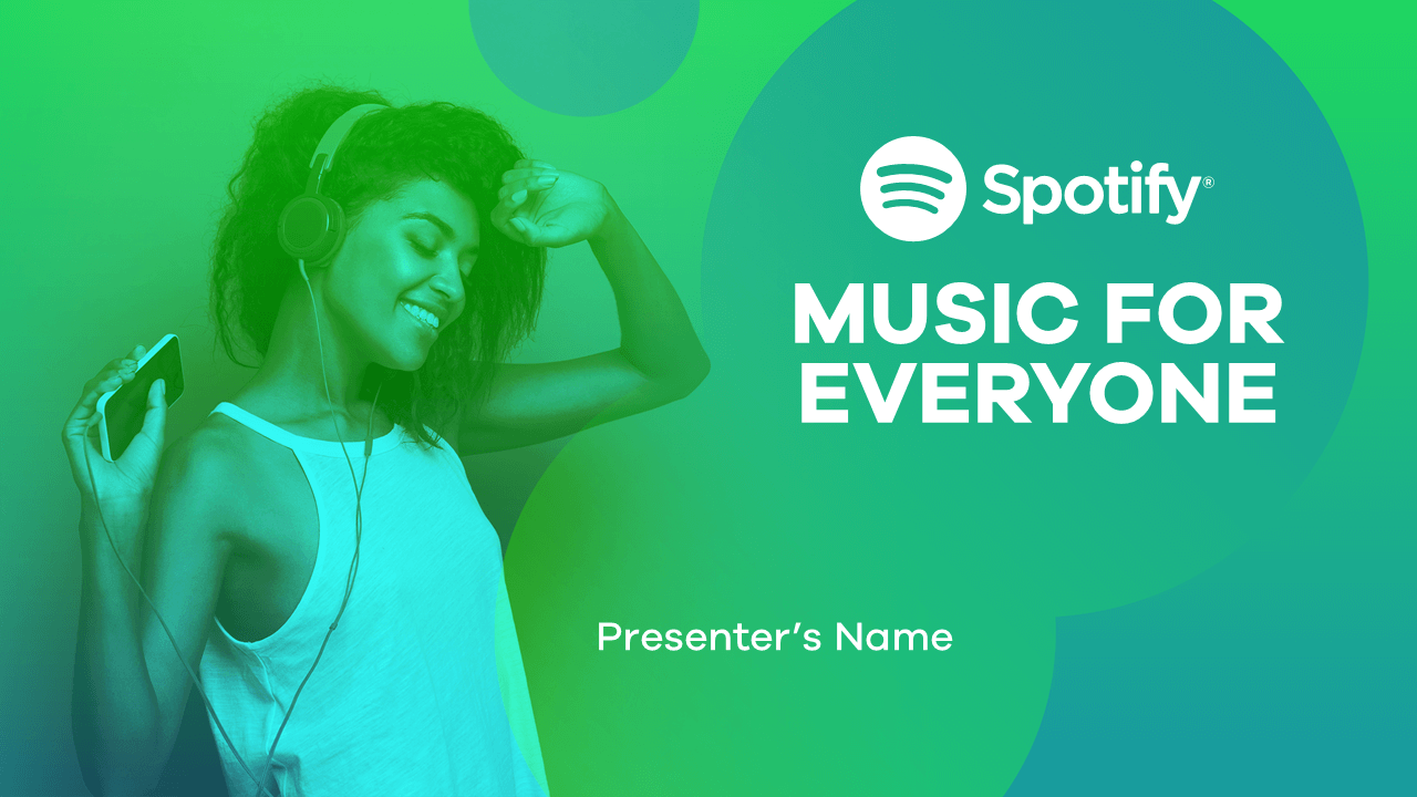 Spotify Leading Music Streaming Platform SlideGenius Portfolio