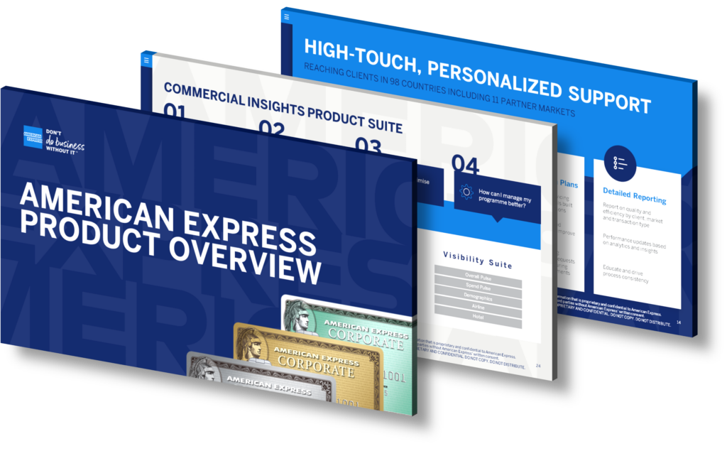 American Express Presentation Design | SlideGenius Portfolio