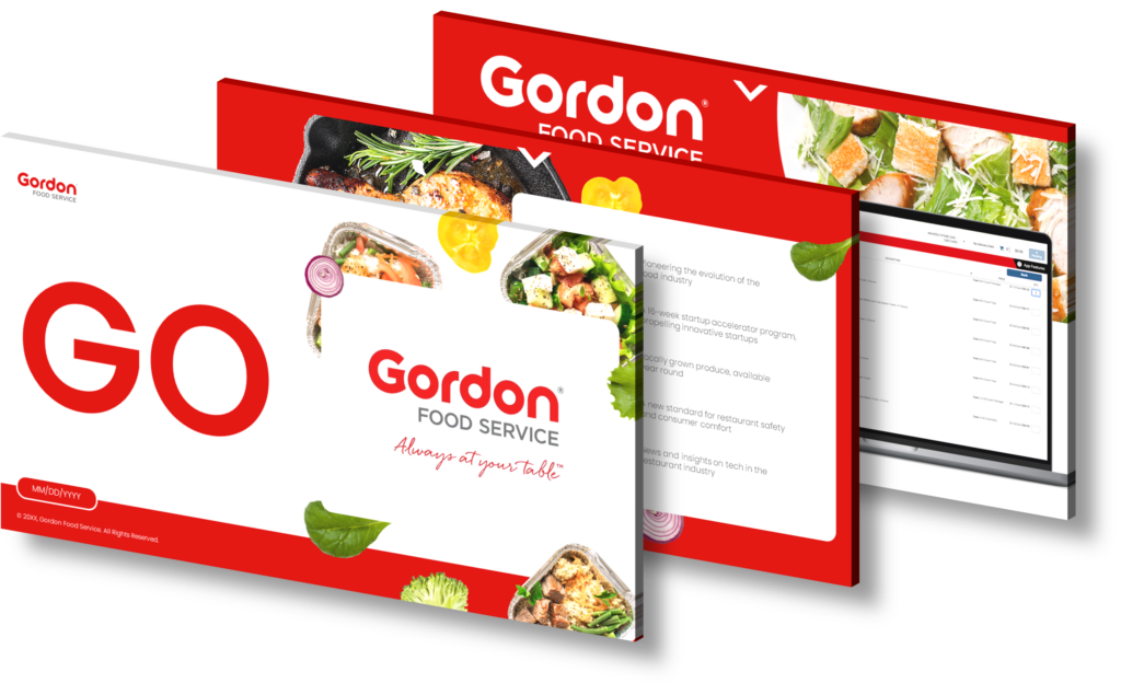 Gordon Food Service PowerPoint Design Portfolio SlideGenius