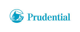 The slide features Prudential's logo with a blue wordmark 