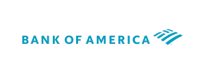 The logo for Bank of America features the text 