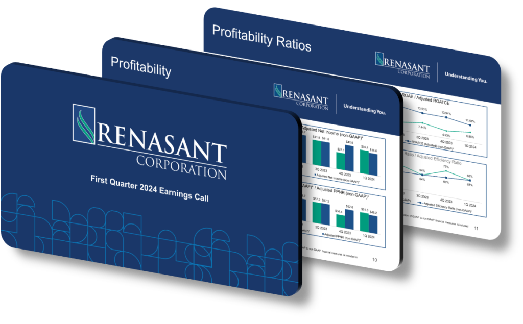 Q1 2024 Renasant Presentation Design: Unveiling Financial Insights ...